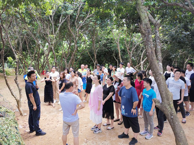 深圳团建客户案例：深圳联建光电公司40人深圳南澳团建2天游活动