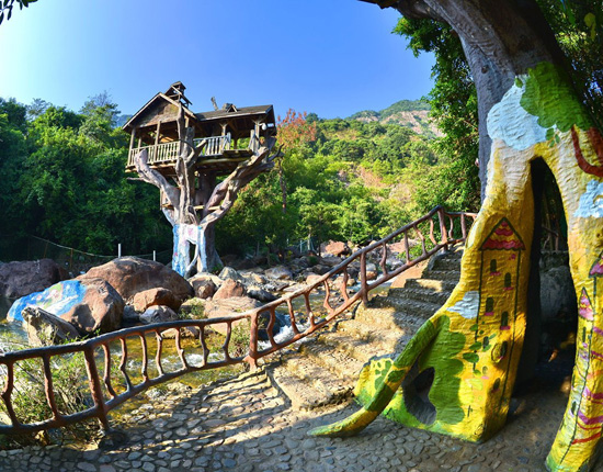 增城花海梯田二龙山风景区+亚洲黄金汤泉+瑶族风情园两天游